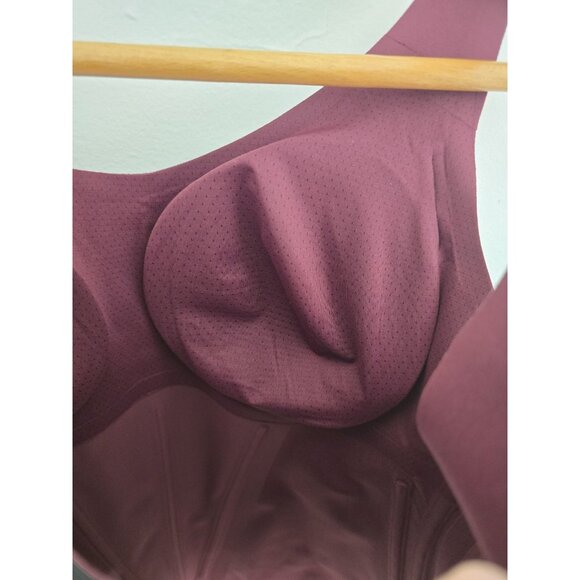 Honeylove Boldness Tank Compression Top Shapewear Wireless Cups Burgundy Red XL - Picture 6 of 11